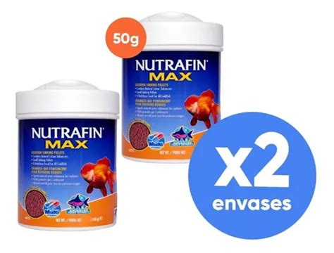 Alimento Peces Goldfish Sinking Pellet Nutrafin Max 50g