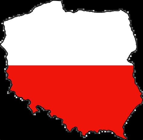 Poland Flag Map - MapSof.net