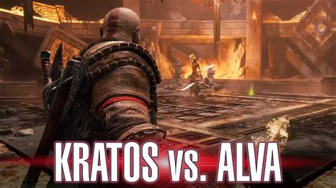 Kratos Vs Alva God Of War Ragnarok Valhalla YouTube