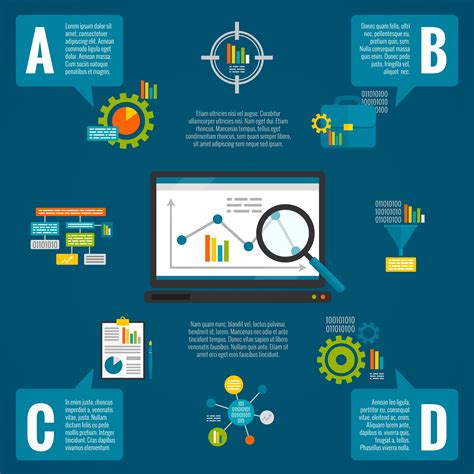 Data Analytics Infographic Set 462079 Vector Art At Vecteezy