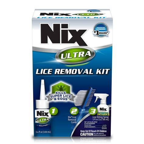 Nix Ultra Super Lice Removal Kit Lice Removal Treatment For Hair And