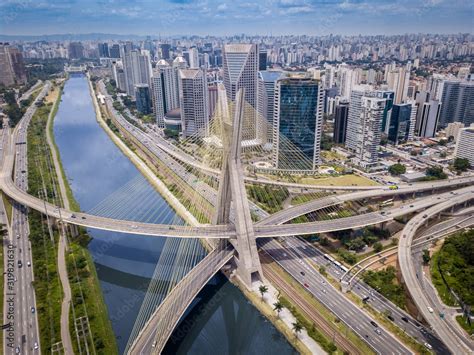 Foto De Stall Bridge In Sao Paulo Ponte Estaiada Em S O Paulo Do