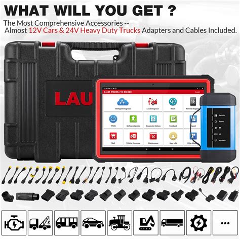 LAUNCH X431 PRO3S HDIII 12V Car 24V Truck Full System Diagnostic Tool