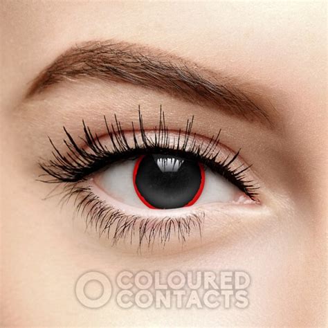 Black Contact Lenses, Halloween Eye Color Lens | Colored Contacts US