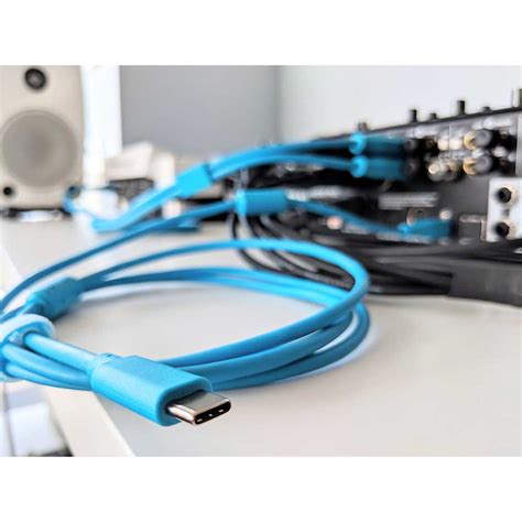 Dj Tech Tools Chroma Cables Usb C To Usb B Blue