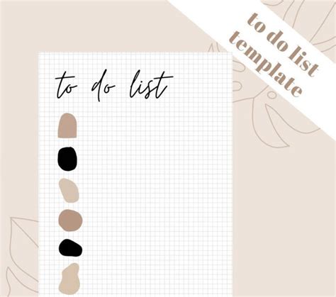 Aesthetic To Do List Printable Planner Template, Printable To Do List ...