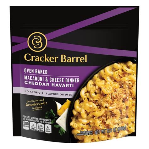 Cracker Barrel Oven Baked Cheddar Havarti Macaroni Cheese Publix