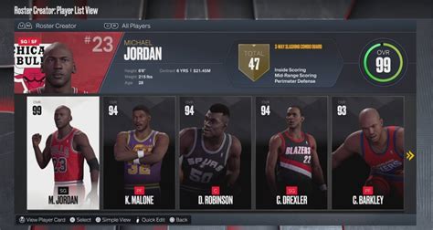 Complete 1991 92 Nba 2k23 Mynba Eras Roster And Draft Class