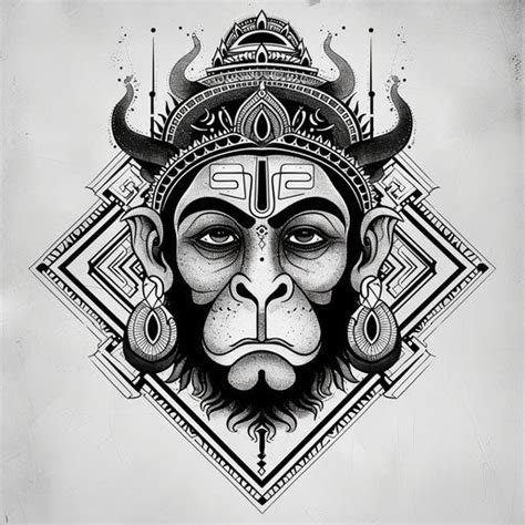 Hanuman Tattoo Art Collection – IMAGELLA