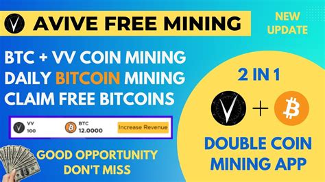 Free Bitcoin Mining 2023 New Mining App Avive Avive Mining All