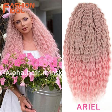 Ariel Curl Hair Water Wave Twist Haak Hair Synthetische Vlecht Haar