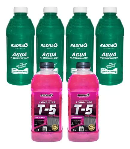 Kit Aditivo Radiador Concentrado Rosa Agua Desmineralizada Mercadolivre