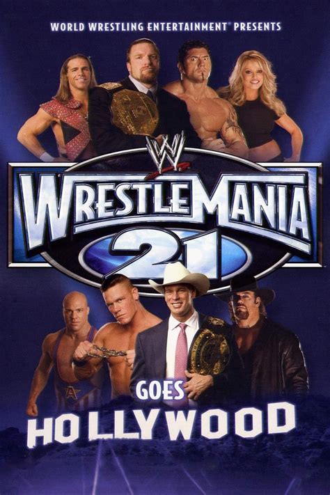 WWE WrestleMania 21 (2005) - Posters — The Movie Database (TMDB)