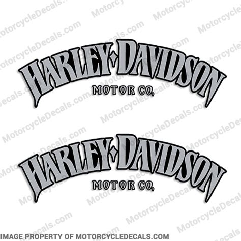 Harley-Davidson Fuel Tank Motorcycle Decals (Set of 2) - Style 7