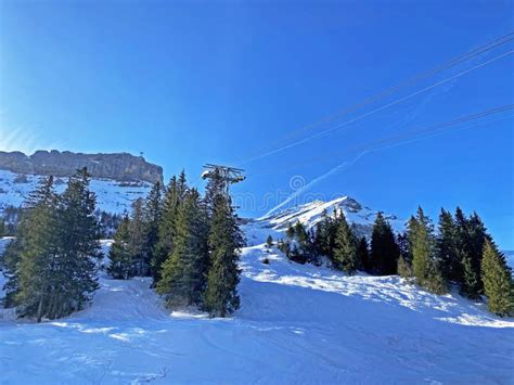 The Mountain Cable Car Col Du Pillon Cabane Scex Rouge Glacier 3000