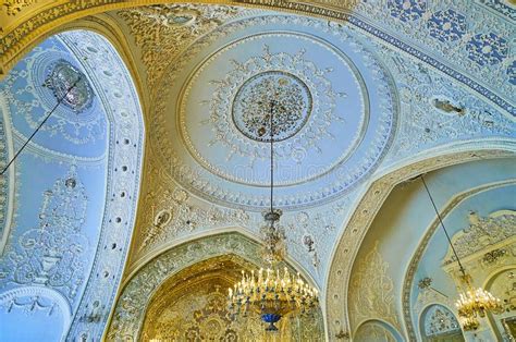 The Interior Of The Al Salam Mosque And Arabian Cultural Center In