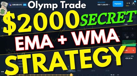 Olymp Trade 1 Minute 100 Working Strategy WMA EMA Olymp Trade