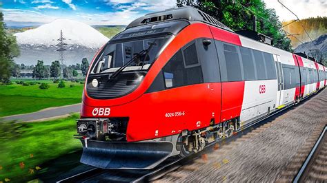 TSW 4 S Bahn Fahrt durch wunderschönen Alpen S Bahn Vorarlberg