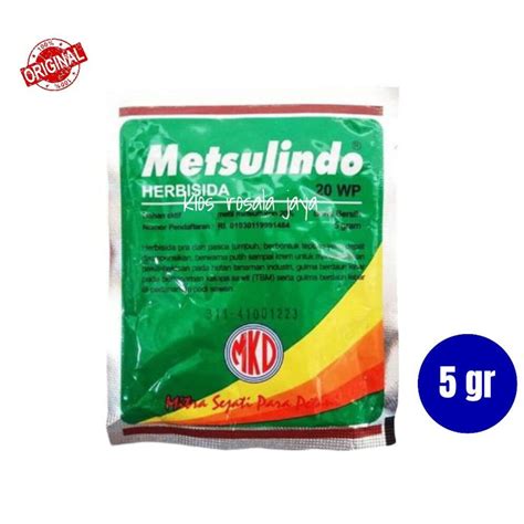 Metsulindo 20 WP Herbisida Untuk Padi Lazada Indonesia