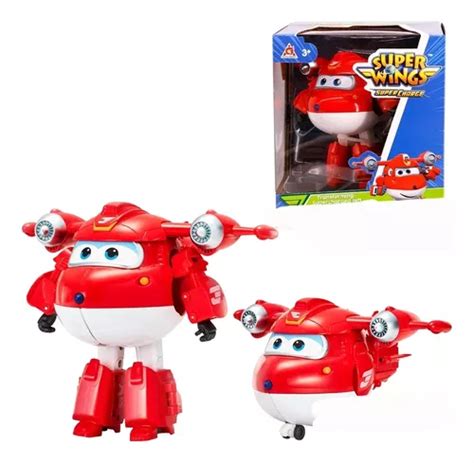 Super Wings Avi N Transformable Juguete Supercharged Jett Cuotas Sin