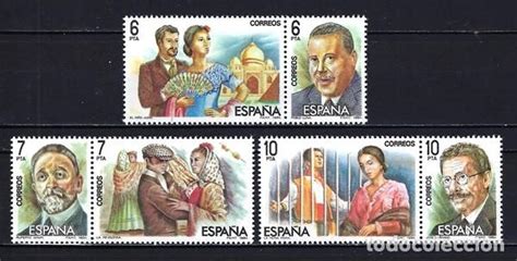 1984 españa maestros de la zarzuela edifil 2762 Comprar Sellos nuevos