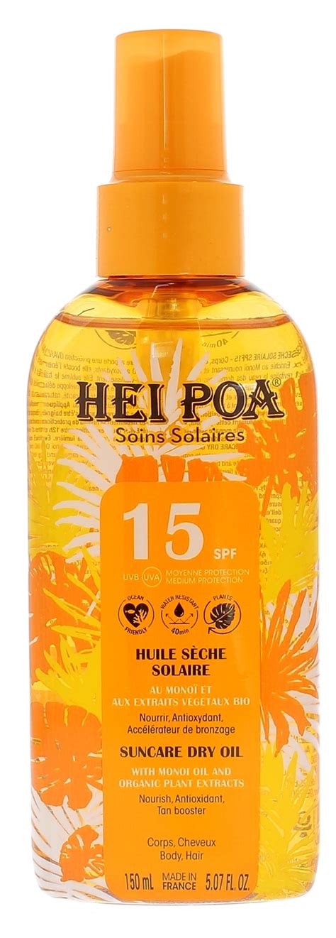 Huile S Che Solaire Spf Hei Poa Soin Solaire Corps Et Cheveux