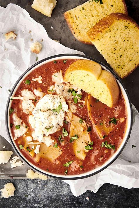 One Pot Lasagna Soup Recipe Quick Easy W Cheesy Topping