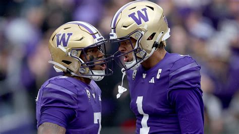 Washington Duo Of Wr Rome Odunze Rb Dillon Johnson Declare For Nfl Draft