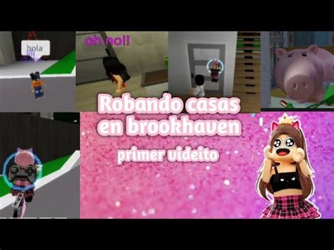 Robando Casas En Brookhaven Roblox Youtube