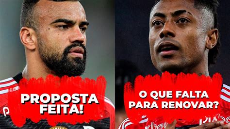 Flamengo faz oferta para renovar Fabrício Bruno E Bruno Henrique