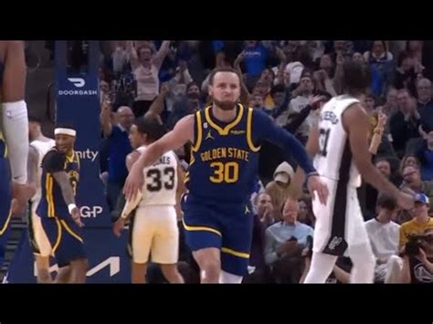 Stephen Curry Mean Mug The Camera After Hitting A Nasty Clutch Deep