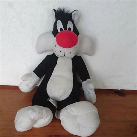 VINTAGE 00S LOONEY Tunes Sylvester The Cat Warner Bros Soft Toy Plush