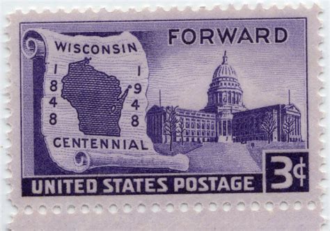 For Sale 1948 The 100th Anniversary Of Wisconsin Statehood E2339