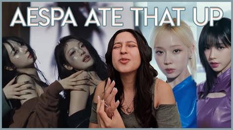 aespa 에스파 Armageddon MV Licorice Universe Artist Reacts YouTube