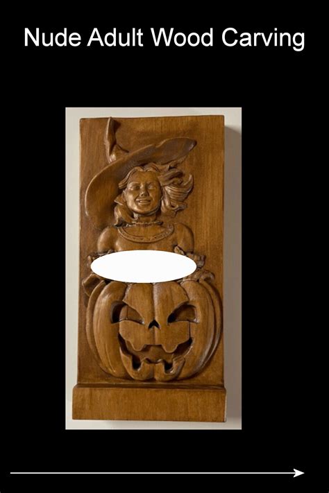 Wood Carving Nude Witch 10 5 X 5 0 X 1 25 Etsy