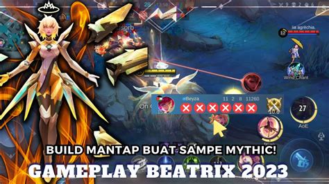 Beatrix Gameplay 🔥🔥 Pake Build Rahasia Ini Auto Win Mobile Legend