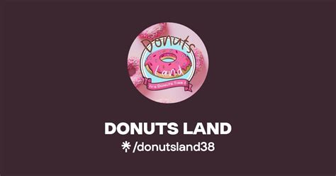 DONUTS LAND Instagram Facebook TikTok Linktree