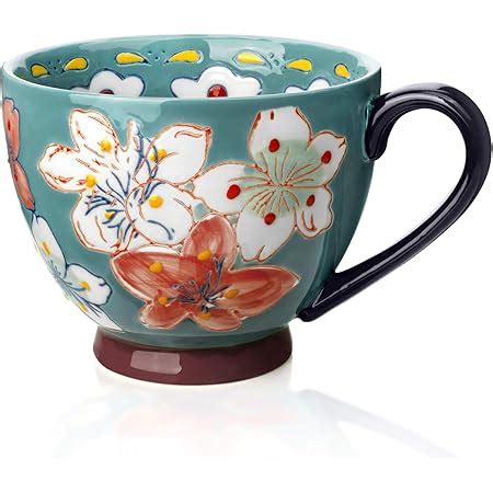 Amazon Caalio Ceramic Tea Cup Coffee Mug For Office And Home Hand