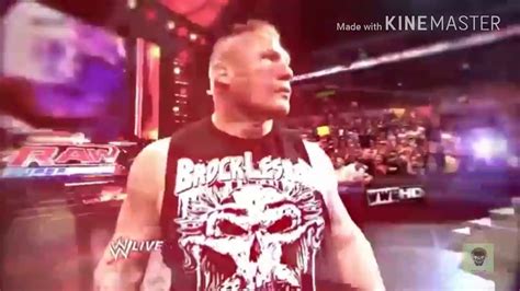 WWE Brock Lesnar Custom Entrance Video YouTube