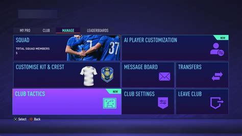 FIFA 21 Pro Clubs Custom Tactics Guide That Will Help Your Team Win