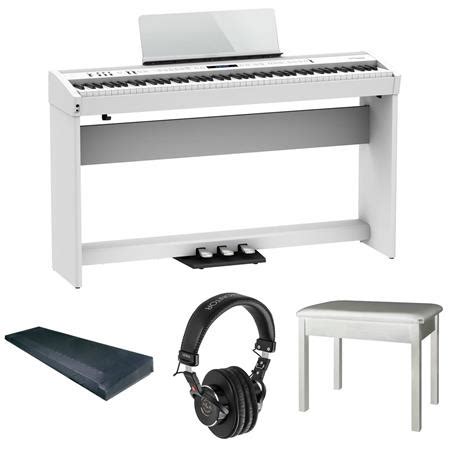 Roland Fp X Key Supernatural Portable Digital Piano White Bundle