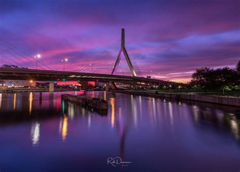 Zakim bridge at sunset – Artofit