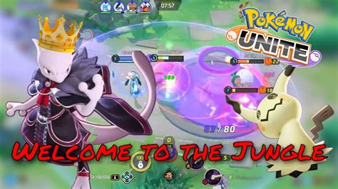 Pokemon Unite Mewtwo Jungla Vuelve A Atacar Youtube