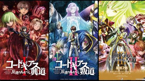 Best Code Geass Anime Watch Order Series OVAs And Movies