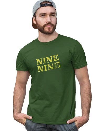 Nine Nine Olive Green Color T Shirt For Men At Rs 499 00 Haldwani Id