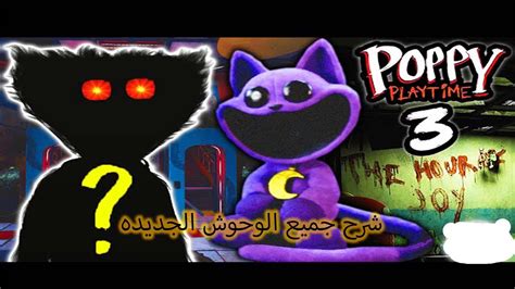 شرح جميع الشخصيات الجديده في بوبي بلاي تايم الشابتر 3 Poppy Playtime