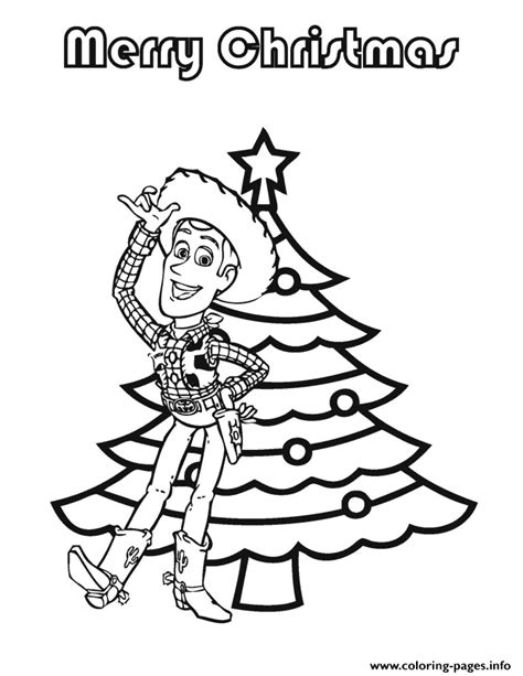 Toy Story Christmas Coloring Pages Printable