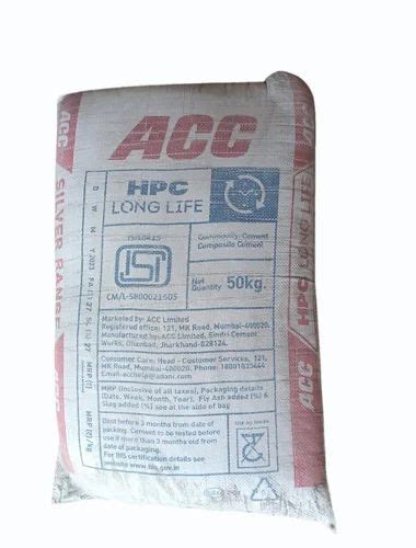 Acc F R Superfast Cement Packaging Size Kg At Rs Piece In