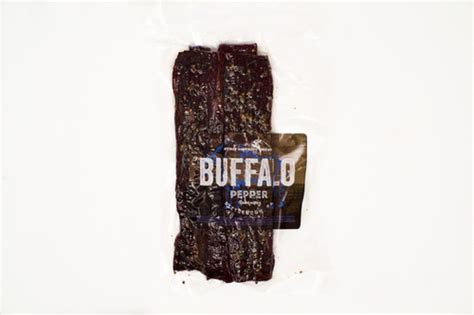 Buffalo Jerky Peppered Strip District Meats