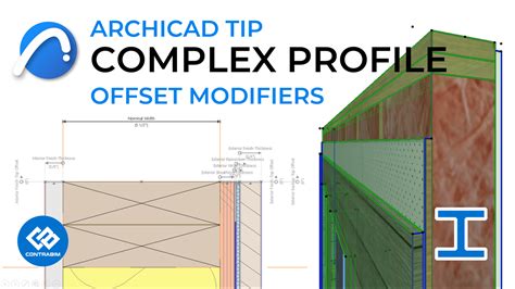 Creating Offset Modifiers In Archicad Complex Profiled Walls